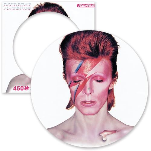 David Bowie - David Bowie Aladdin Sane 450Pc Picture Disc Puzzle - Jigsaw Puzzle