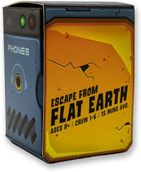 Load image into Gallery viewer, Escape from Flat Earth: A Narrative-Creating Card Game for 1-6 Fans of sci-fi who Should Know Better Than to wear red
