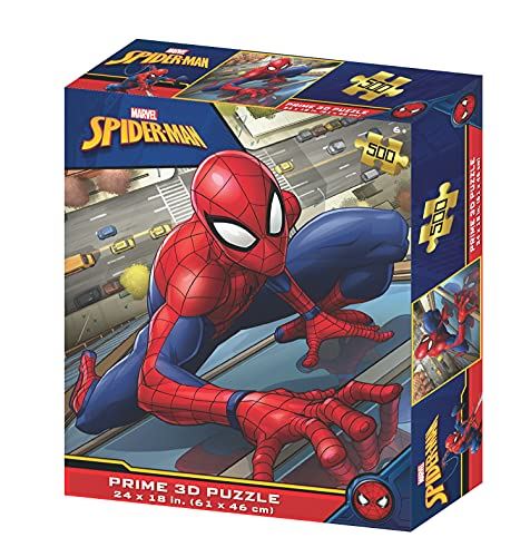 Marvel - Marvel Spiderman Climb Prime 3D Puzzle 500Pc - Jigsaw Puzzle