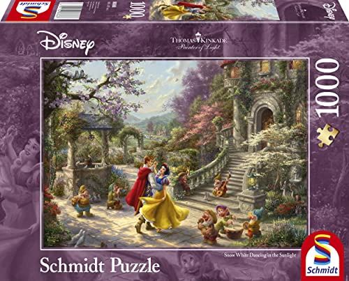 Disney - Disney Snow White - Dancing With The Prince 1000Pc Jigsaw Puzzle (Thomas Kinkade) - Jigsaw Puzzle