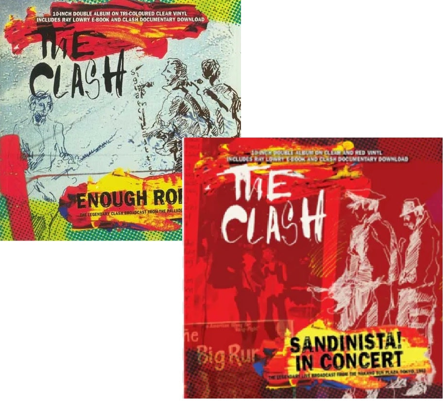 The Clash - Sandinista & Enough Rope - In Concert - 4 x 10" Vinyl Bundle