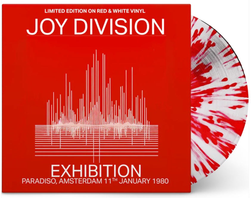 Joy Division – Exhibition: Live in Amsterdam, 1980 (Limited Edition 12-Inch Album on White/Red Splatter Vinyl)