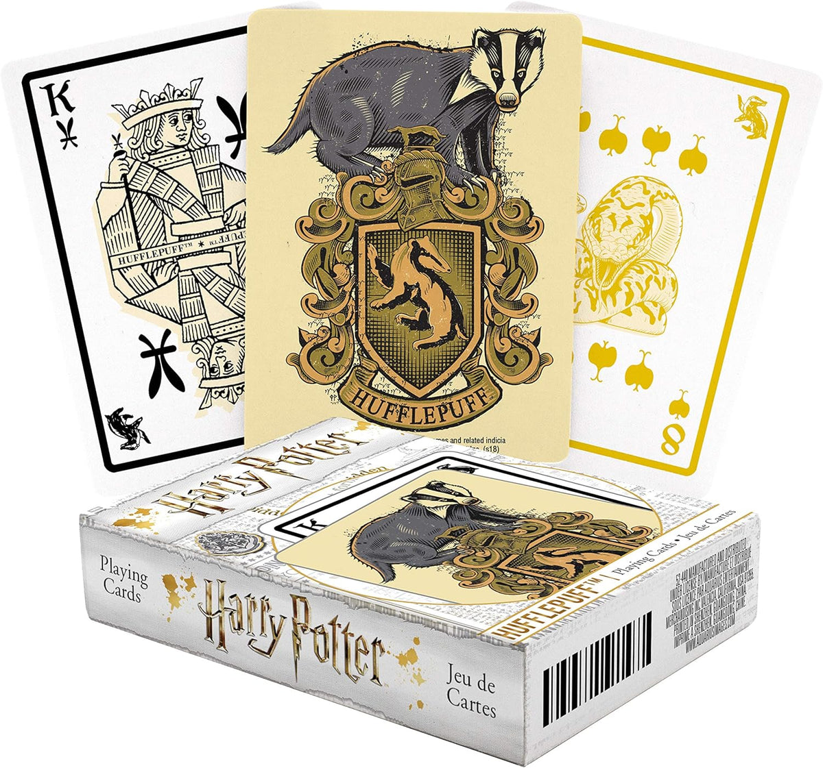 Harry Potter Playing Cards - Hufflepuff Themed Deck of Cards for Your Favorite Card Games - Officially Licensed Harry Potter Merchandise & Collectibles