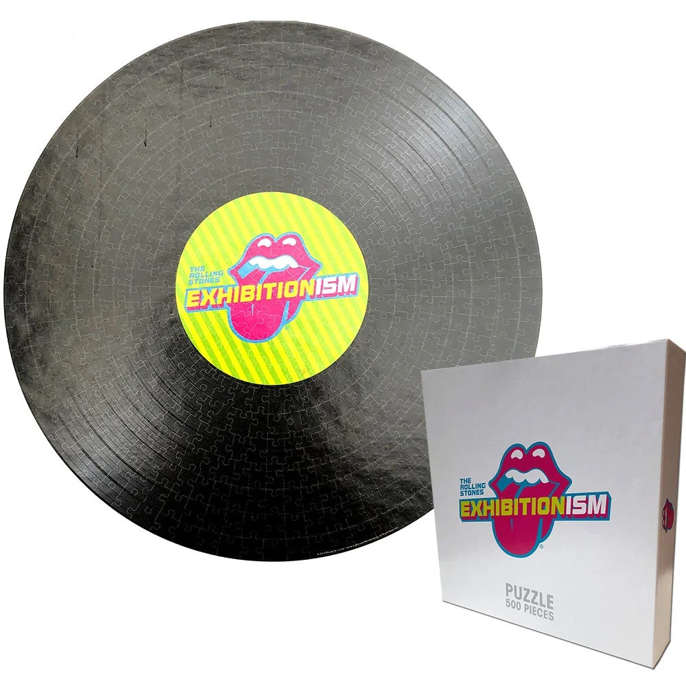 Rolling Stones - Rolling Stones Exhibitionism Record 500 Piece Jigsaw Puzzle - Jigsaw Puzzle