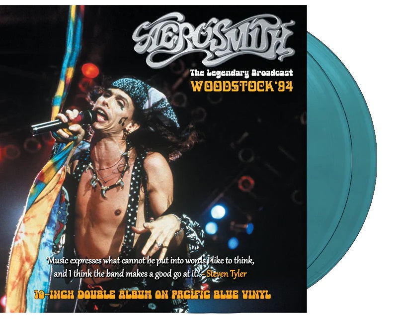 Aerosmith - Woodstock '94 (Double 10" Pacific Blue Vinyl)