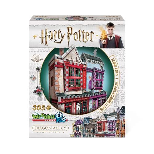 Harry Potter - Harry Potter Diagon Alley Collection: Quidditch Supplies & Slug & Jiggers (305Pc) 3D Jigsaw Puzzle - Jigsaw Puzzle