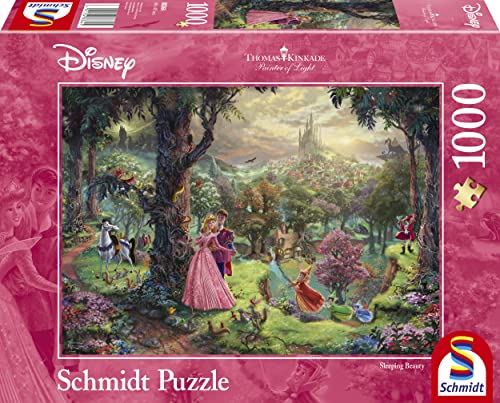 Disney - Disney Sleeping Beauty 1000Pc Jigsaw Puzzle (Thomas Kinkade) - Jigsaw Puzzle