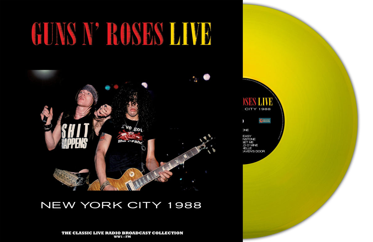 Guns N’ Roses – Live In New York City 1988 (Yellow Vinyl)