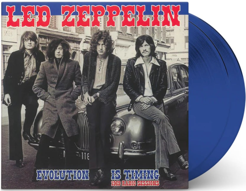 Led Zeppelin – Evolution Is Timing: 1969 Radio Sessions (Limited Edition Double-LP on Blue Vinyl)