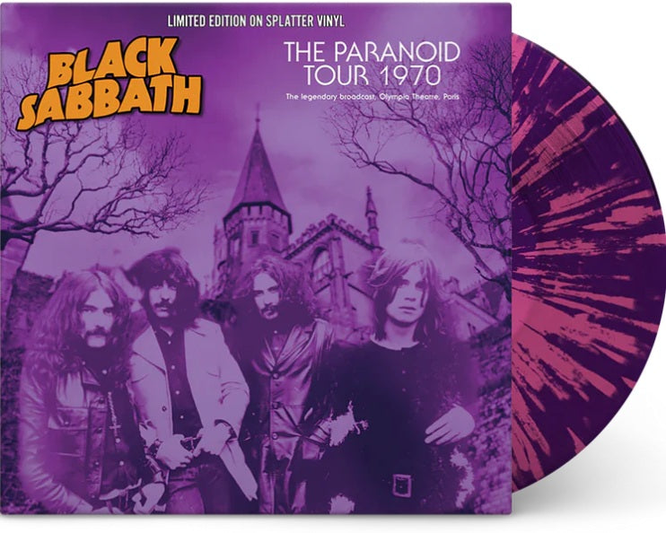 Black Sabbath – Paranoid Tour 1970 (Limited Edition 12-Inch Album on Purple Splatter Vinyl)